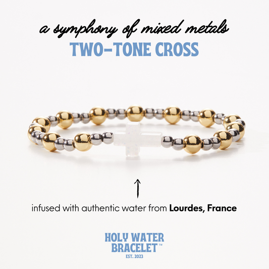 HOLY WATER TWO-TONE COLLECTION: Cross