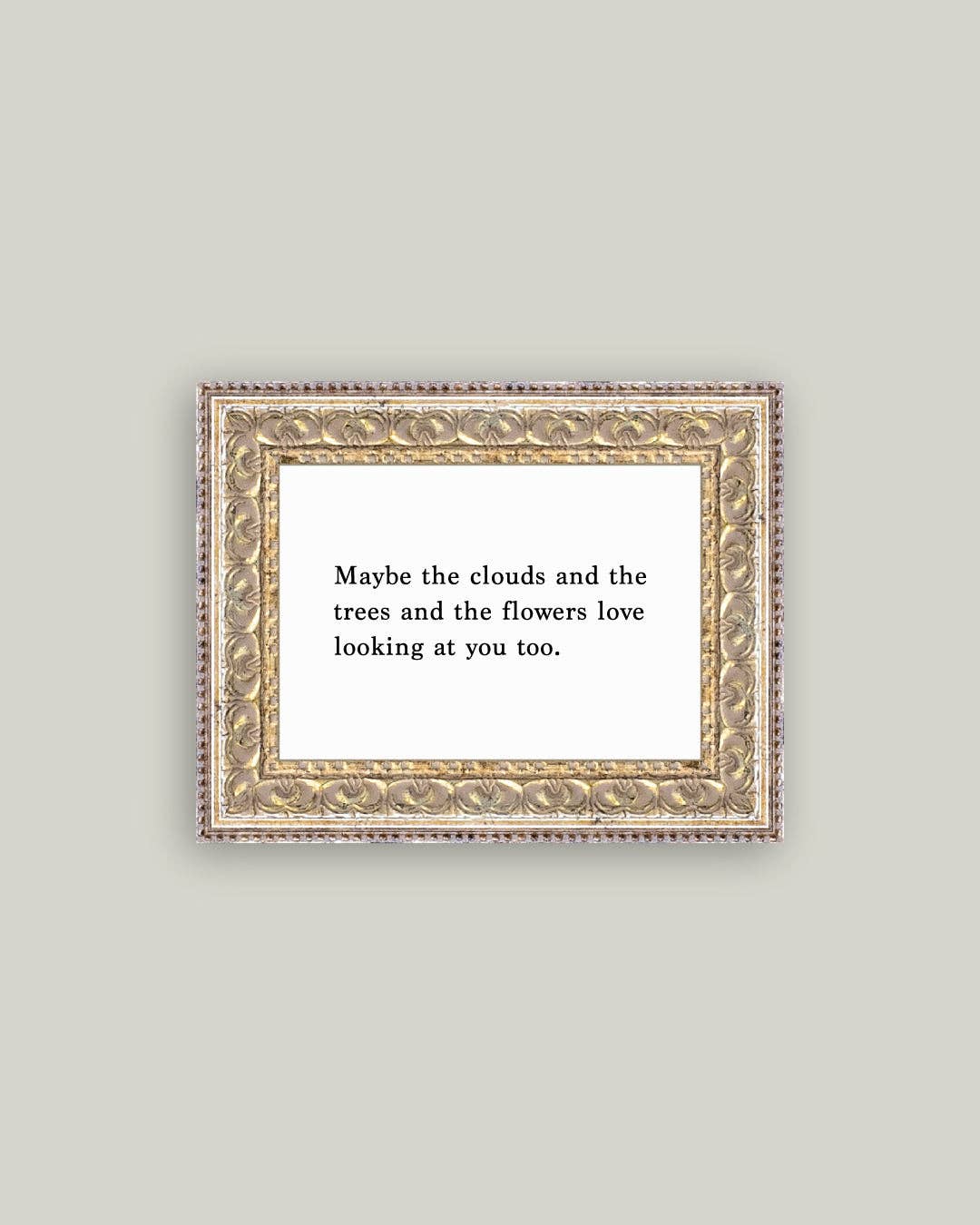 Maybe Framed Antique Print: 7x5