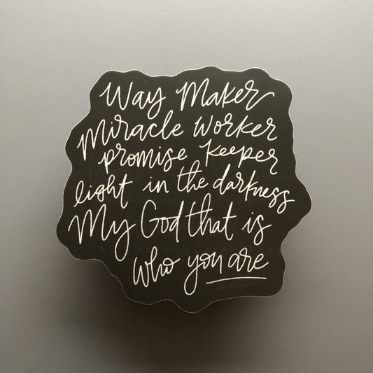 Way Maker Sticker