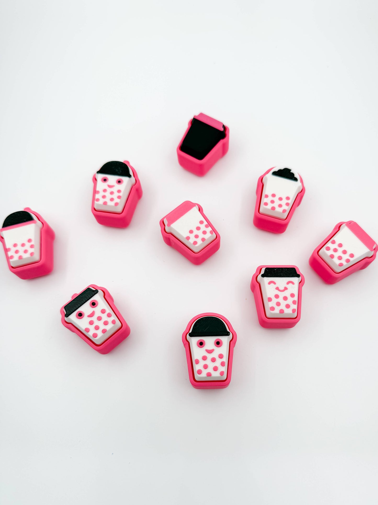 3D Printed Keyboard Clicker Fidgets – Boba Mystery Color: Loud