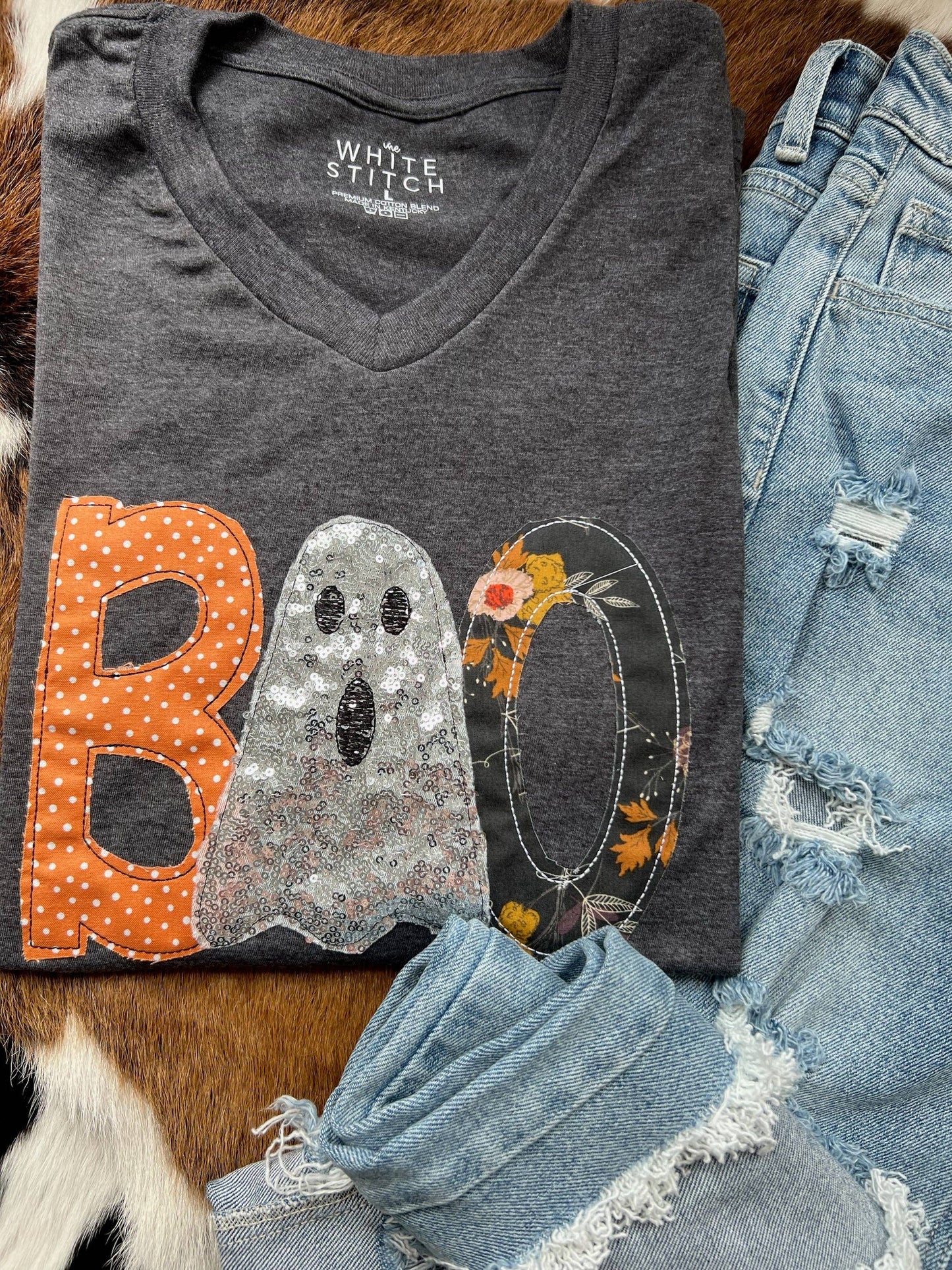 BOO Orange Ghost: 2X / TEE