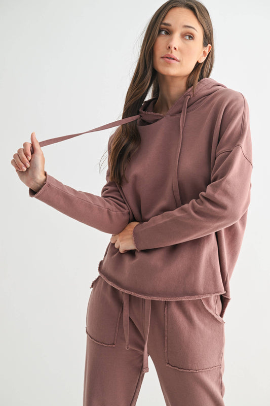 Malibu Everyday Hoodie: ROSE TAUPE / S:M:L (2:2:2)