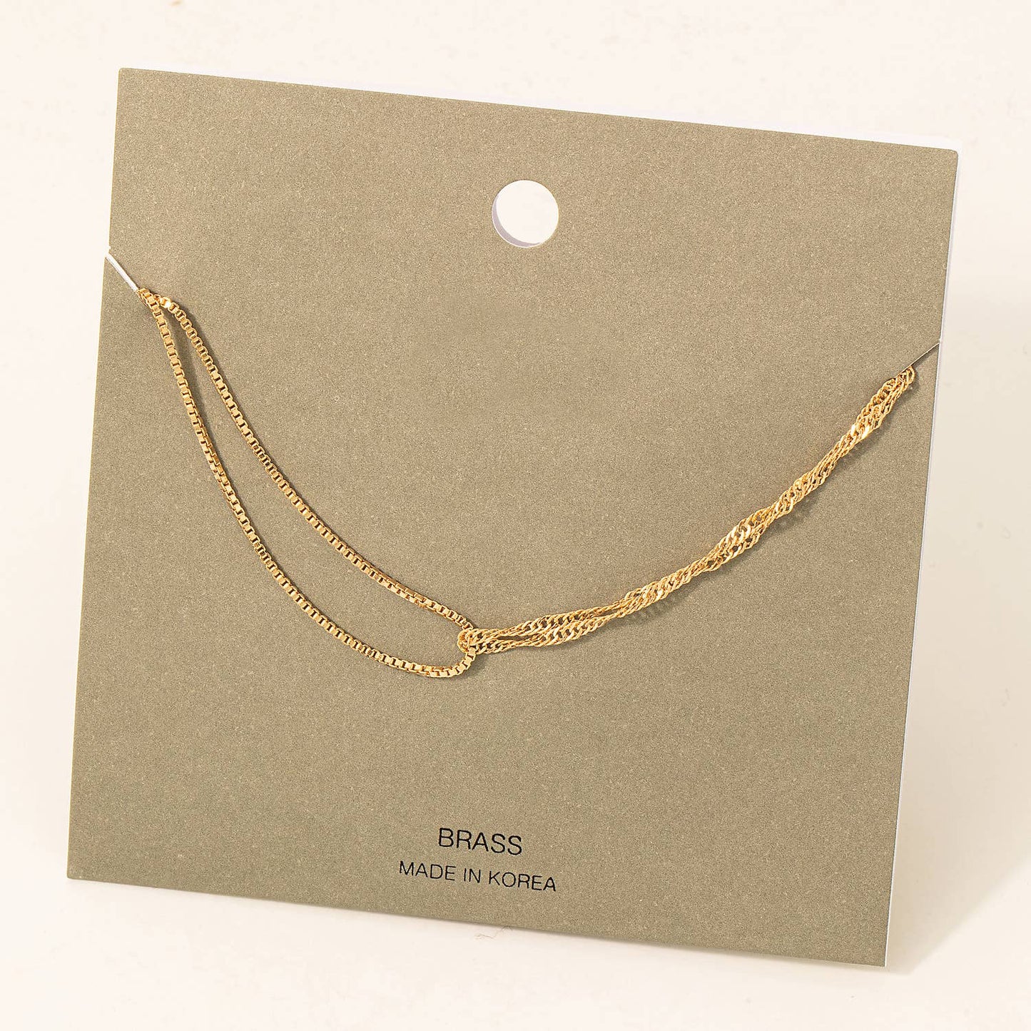 Mixed Dainty Chain Necklace: G