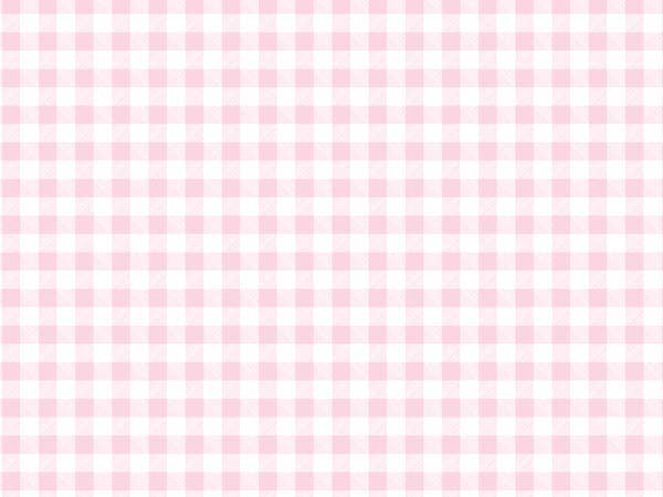 Special Occasion Printed Tissue Paper: Pink Gingham / 12 Pack / 20x30"