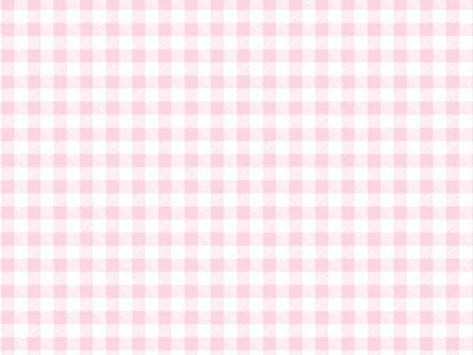 Special Occasion Printed Tissue Paper: Pink Gingham / 12 Pack / 20x30"