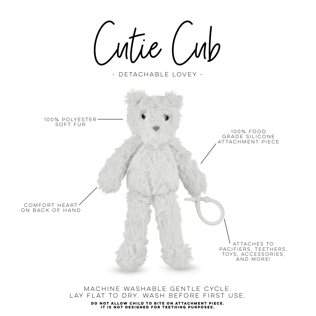 Cutie Cuddle (Plush Animal Lovey): Blue