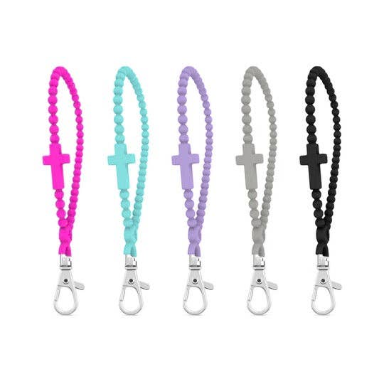 Jesus Loop (Wristlet Keychain): Slate