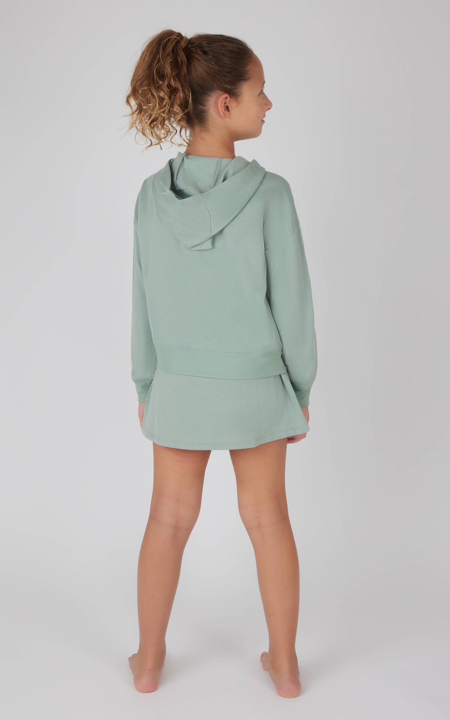 Girls Pullover Hoodie and Skort - Set: CATTLEYA ORCHID