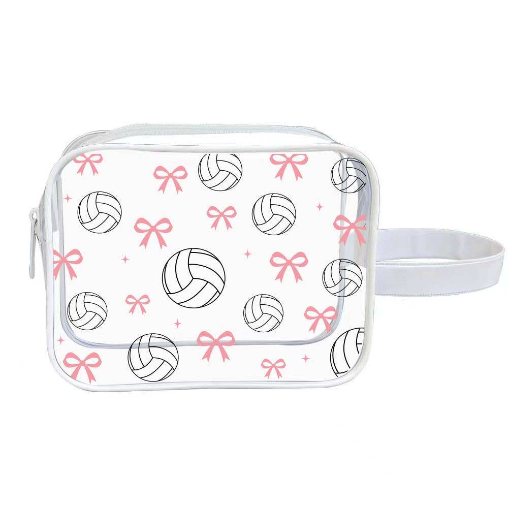 SoccerPouch Ball PVC Game Day Clear Makeup Bag: Soccer / M