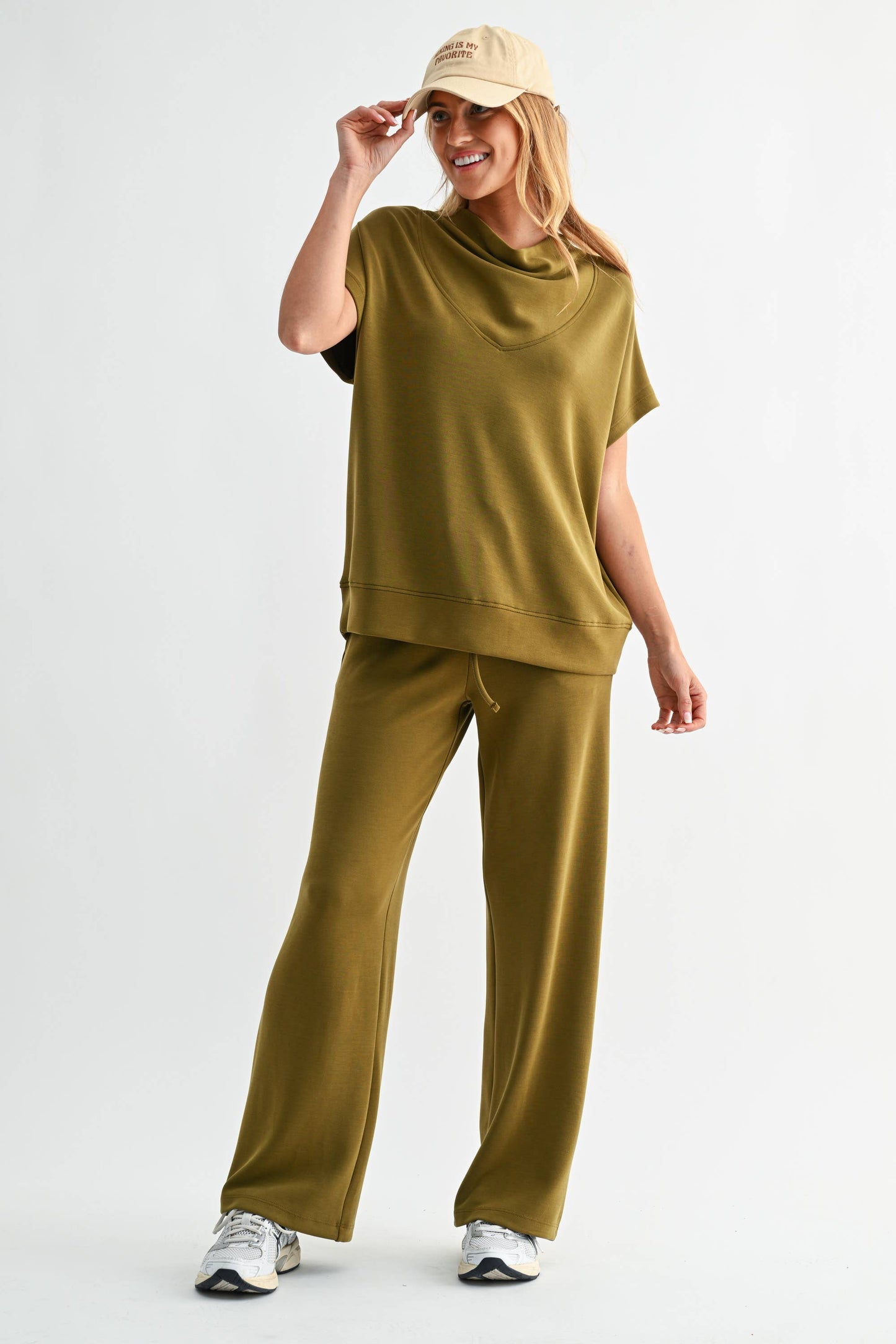 Laguna Wide-Leg Pant: GREEN POP / S:M:L (2:2:2)