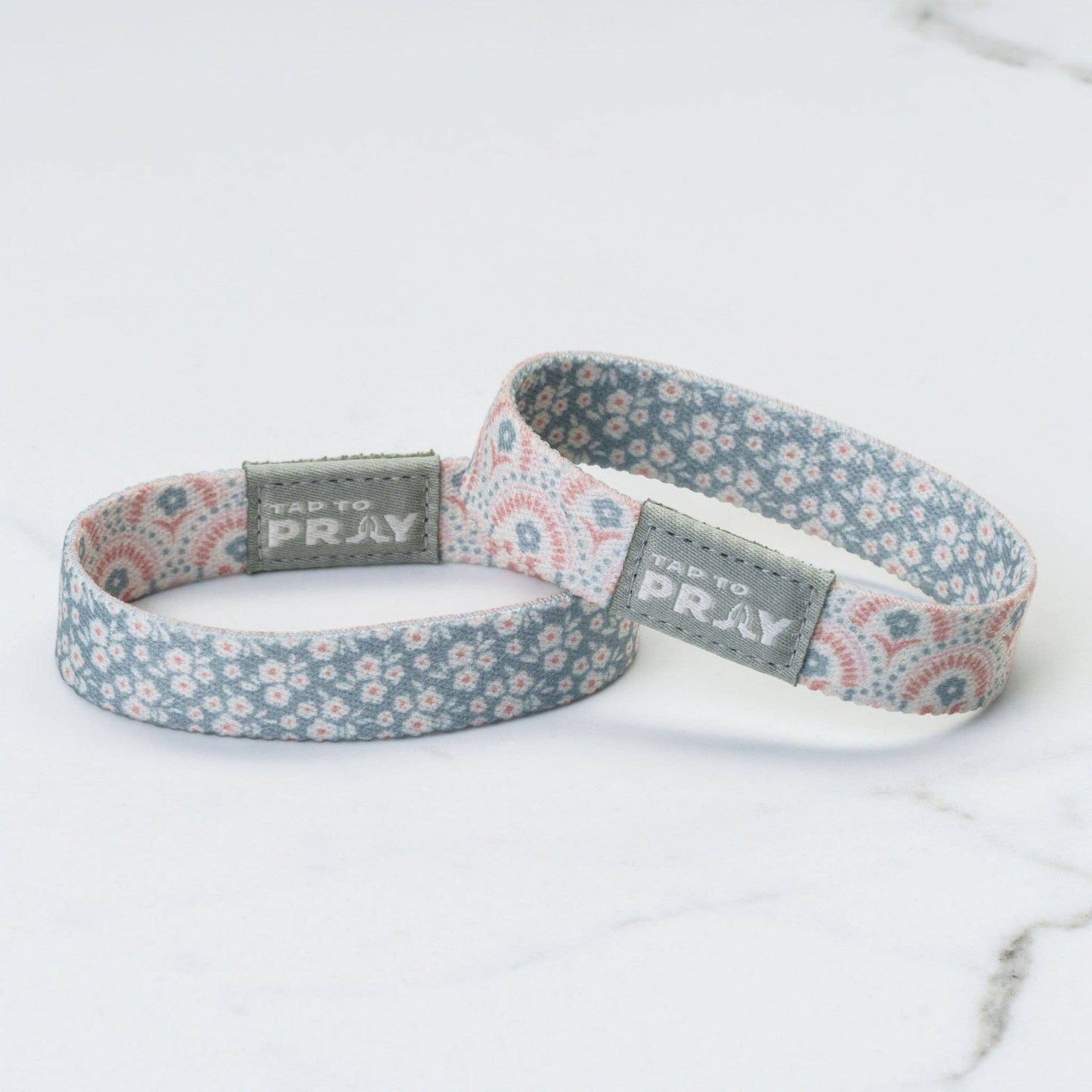 Tap To Pray® Wristband – Boho Bouquet: Extra Large