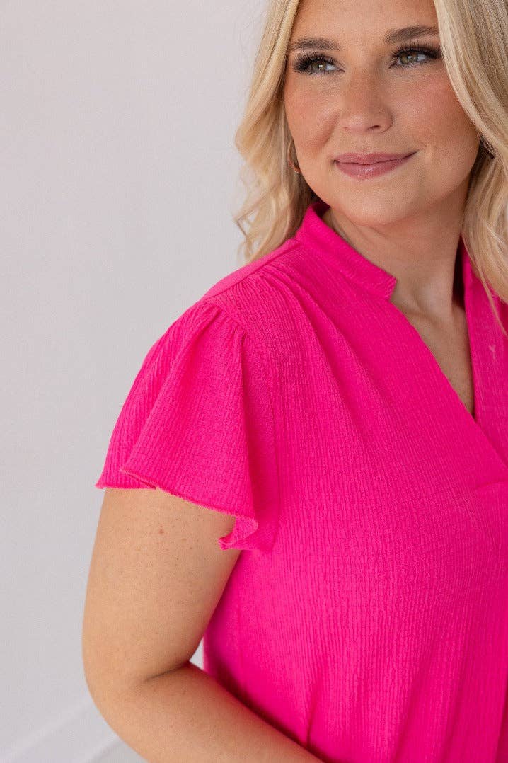 The Nicole Dress, Hot Pink: Pink / M