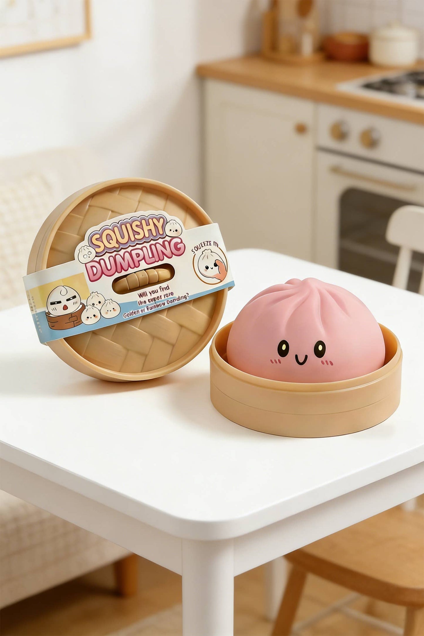 LDC 1PC PU Butter Sticker Relieve Pressure Squishy Toy: Yellow / One Size