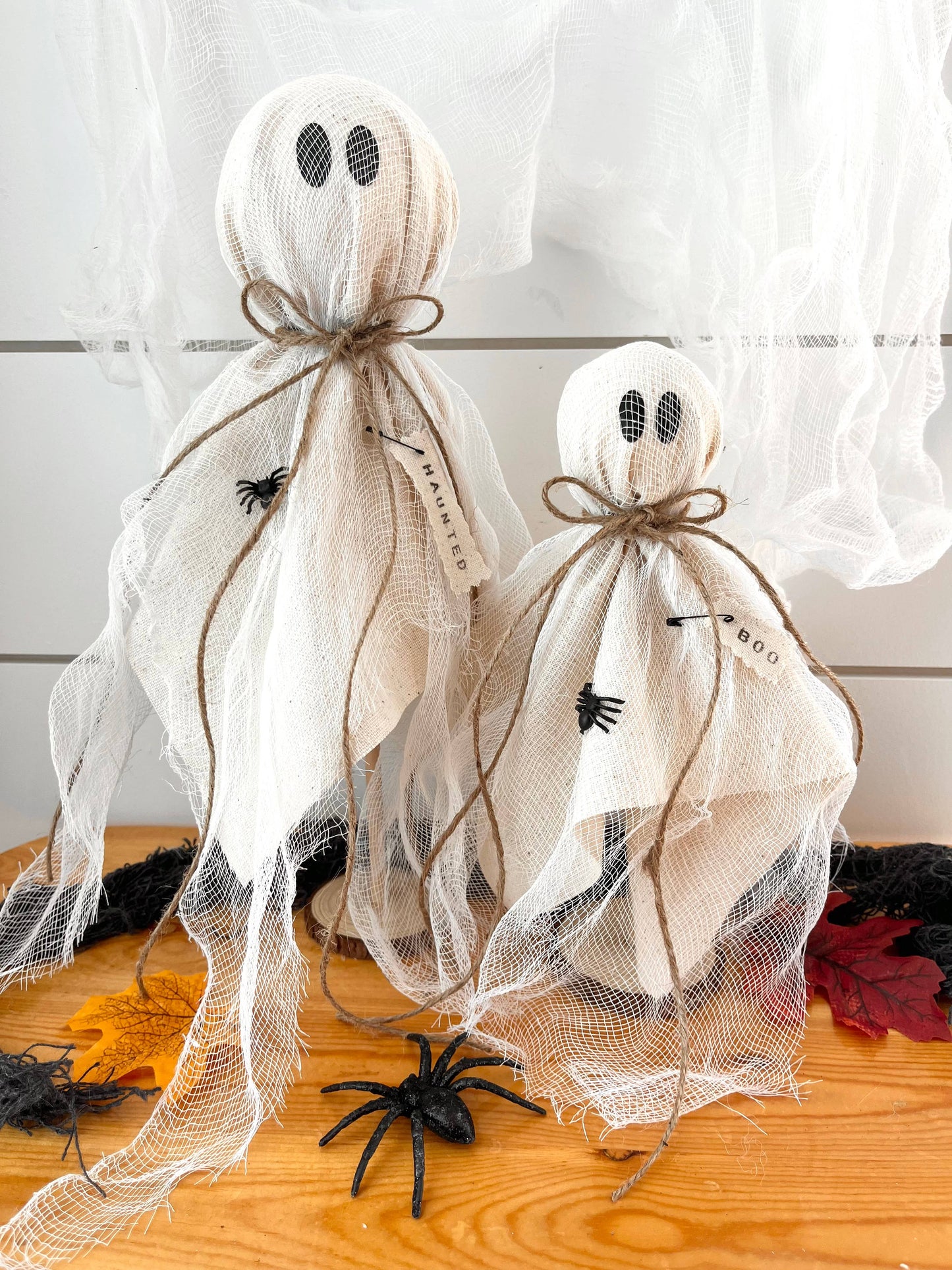 Rustic Primitive Halloween Ghost Home Decor-3 Sizes: X-Large
