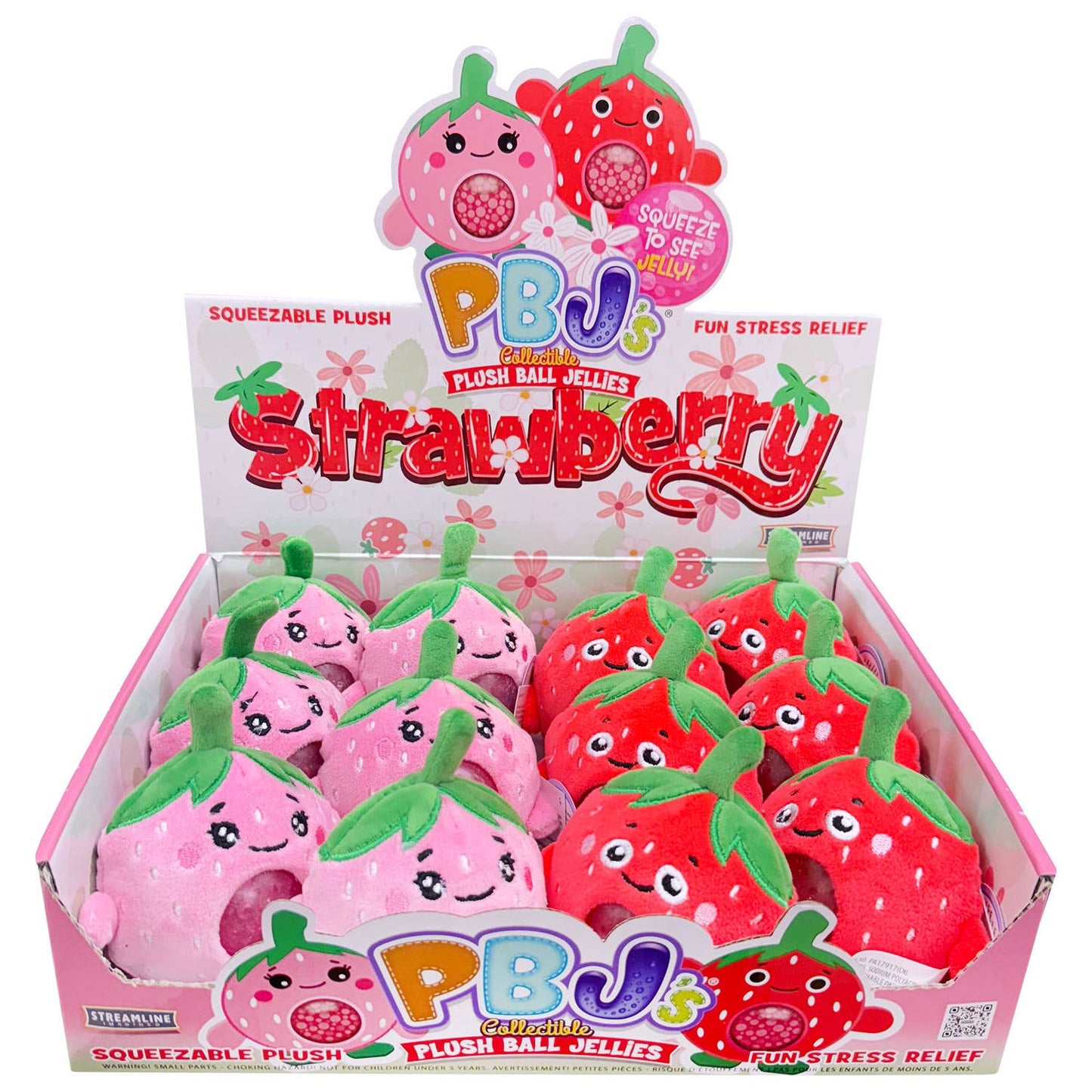 PBJ's Plush Toy - Strawberry