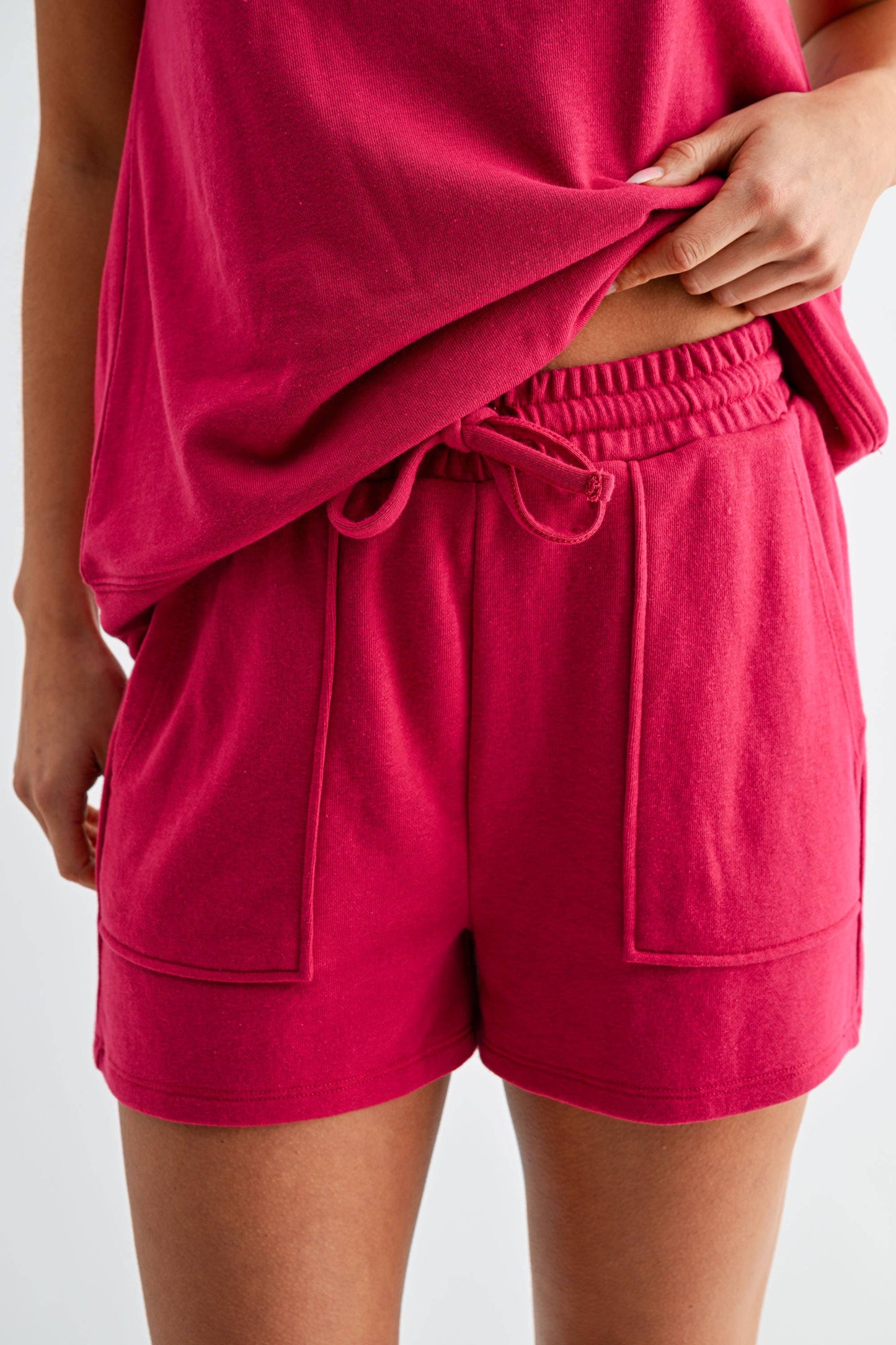 Offset French Terry Core Comfort Set: PLUM PINK / S:M:L (2:2:2)