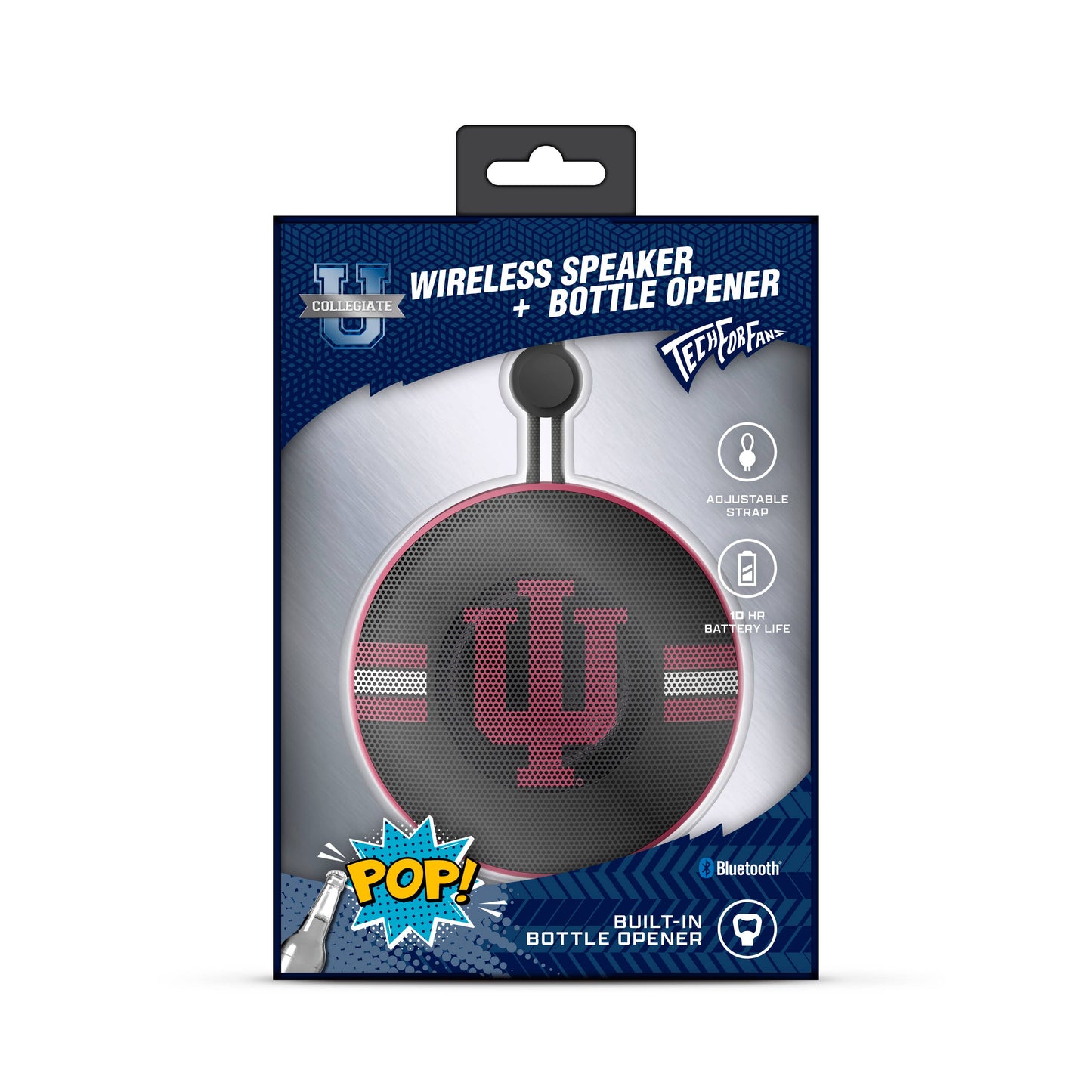 NCAA Indiana Hoosiers Wireless Bottle Opener Speaker