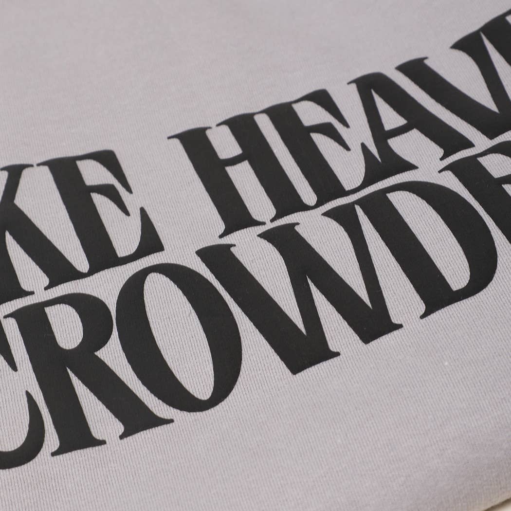 Make Heaven Crowded PUFF MIDWEIGHT Sweatshirt: BROWN SAVANA / L