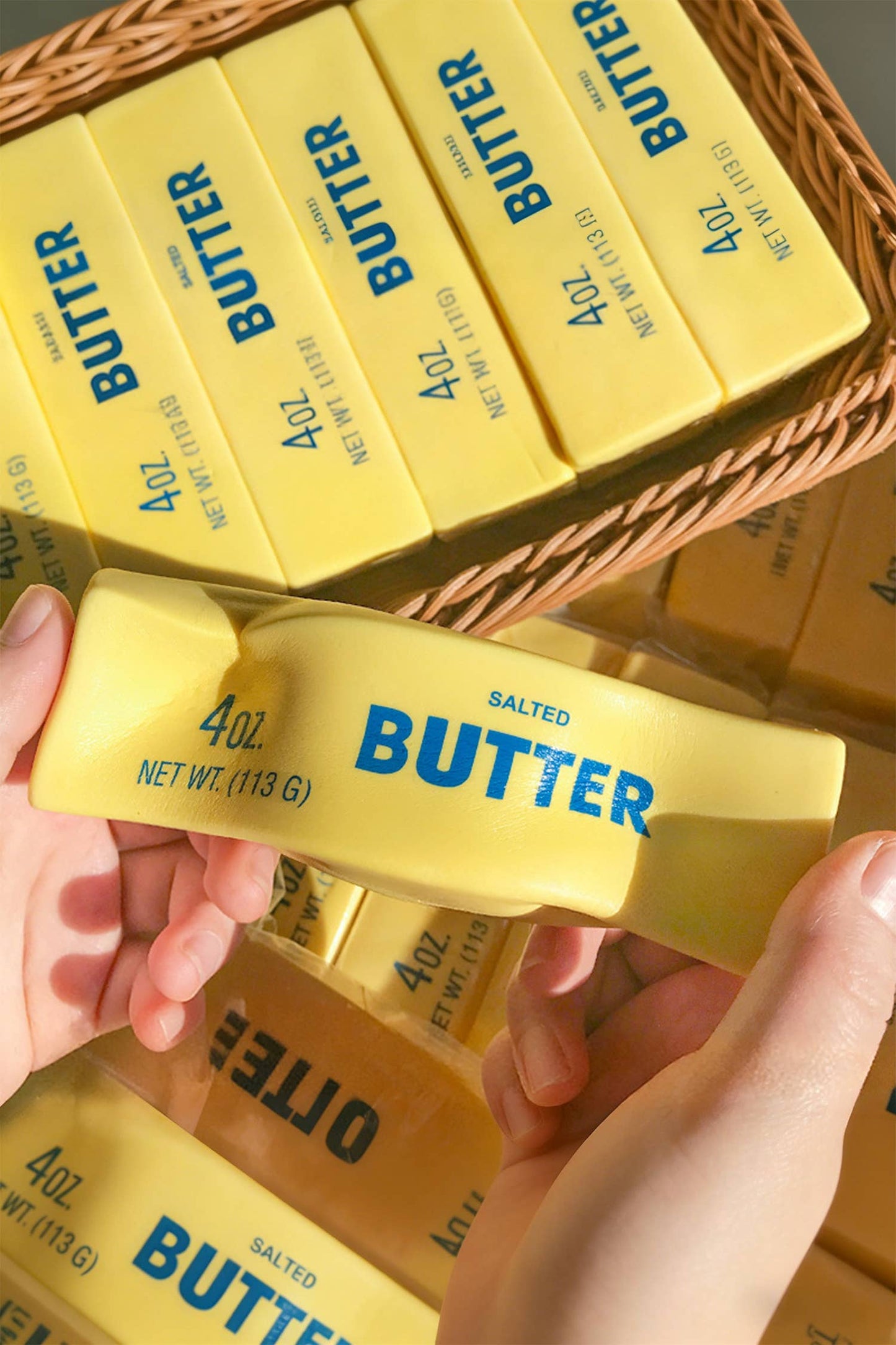 1PC PU Butter Sticker Relieve Pressure Toy Gifts: ONE SIZE