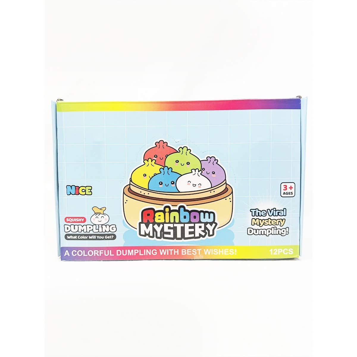 Slow Rising Mystery Dumpling Squishy with Steamer: MIX COLOR / ONE(12)