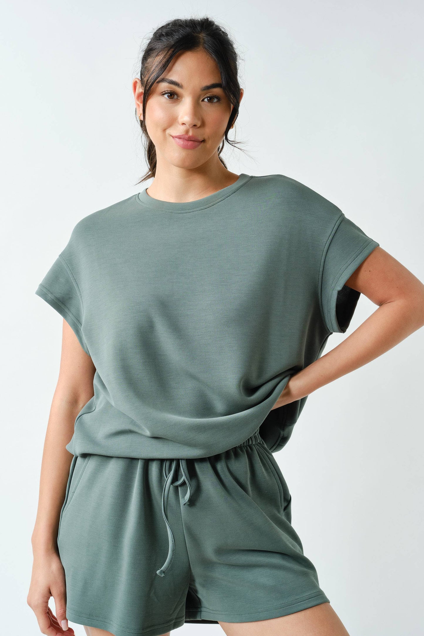 Laguna CloudScape Short Set: Black / 2:2:2 (S : M : L)