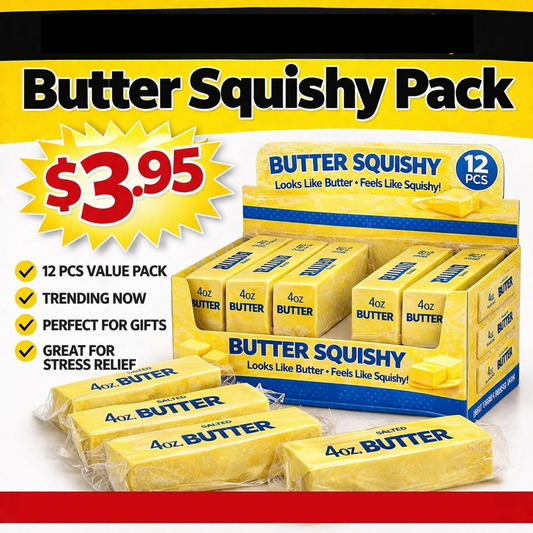 Butter Squishy – Viral “Looks Like Butter” Stress Relief Toy
