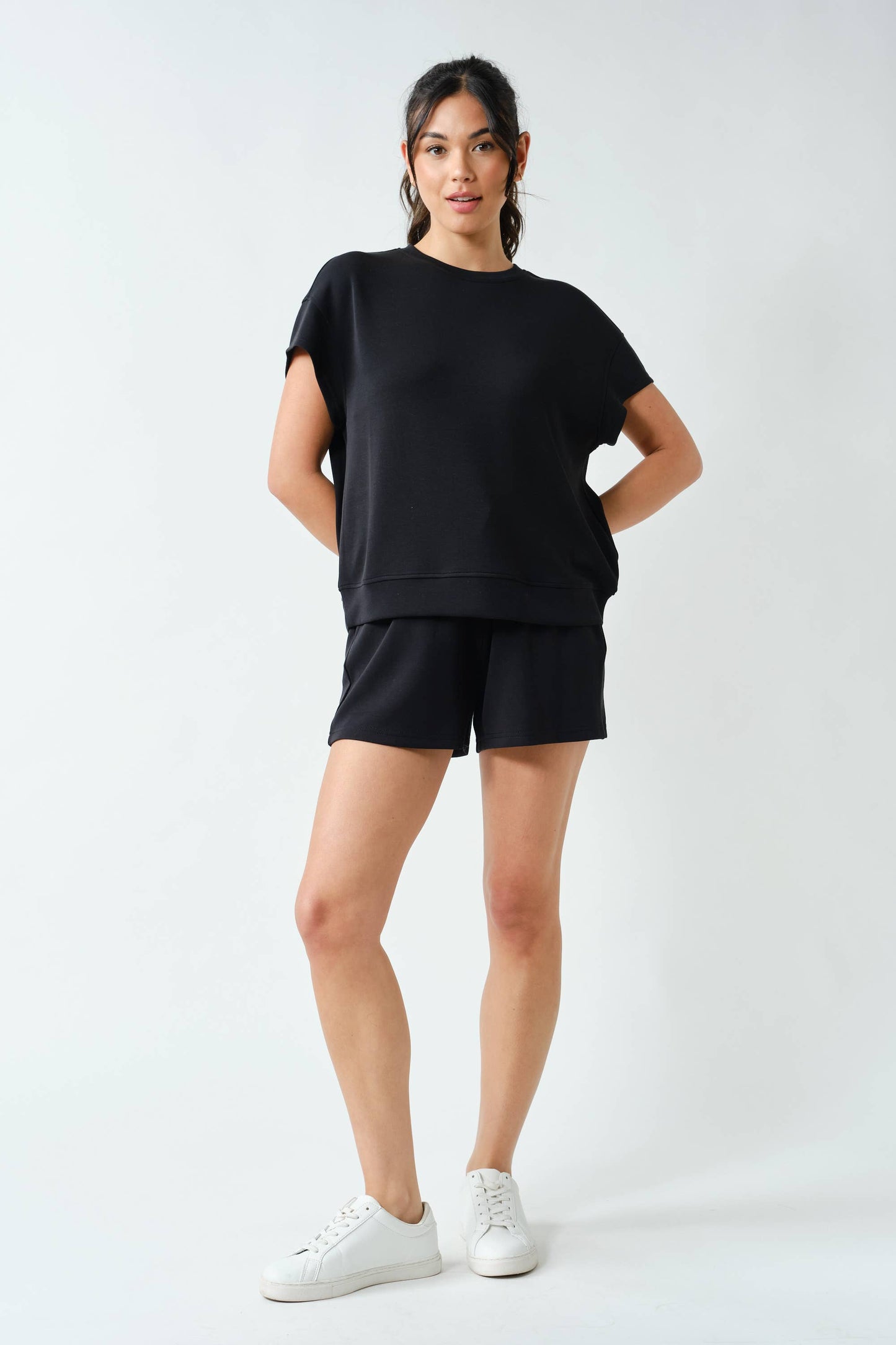 Laguna CloudScape Short Set: Black / 2:2:2 (S : M : L)