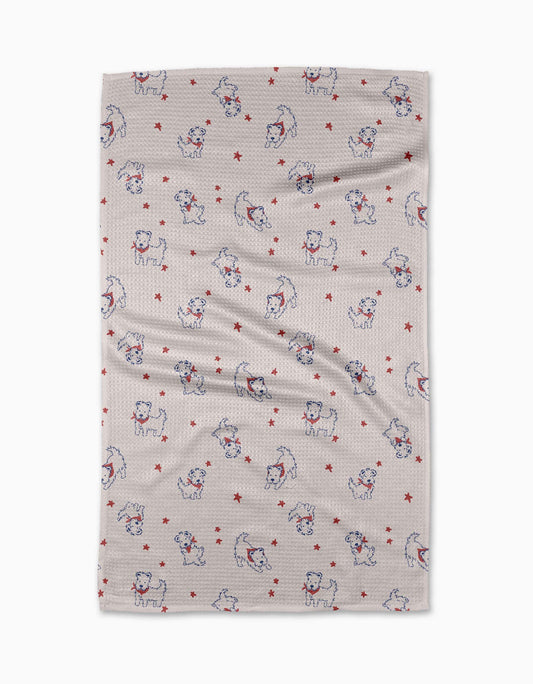 Doggy Playgrounds Tea Towel