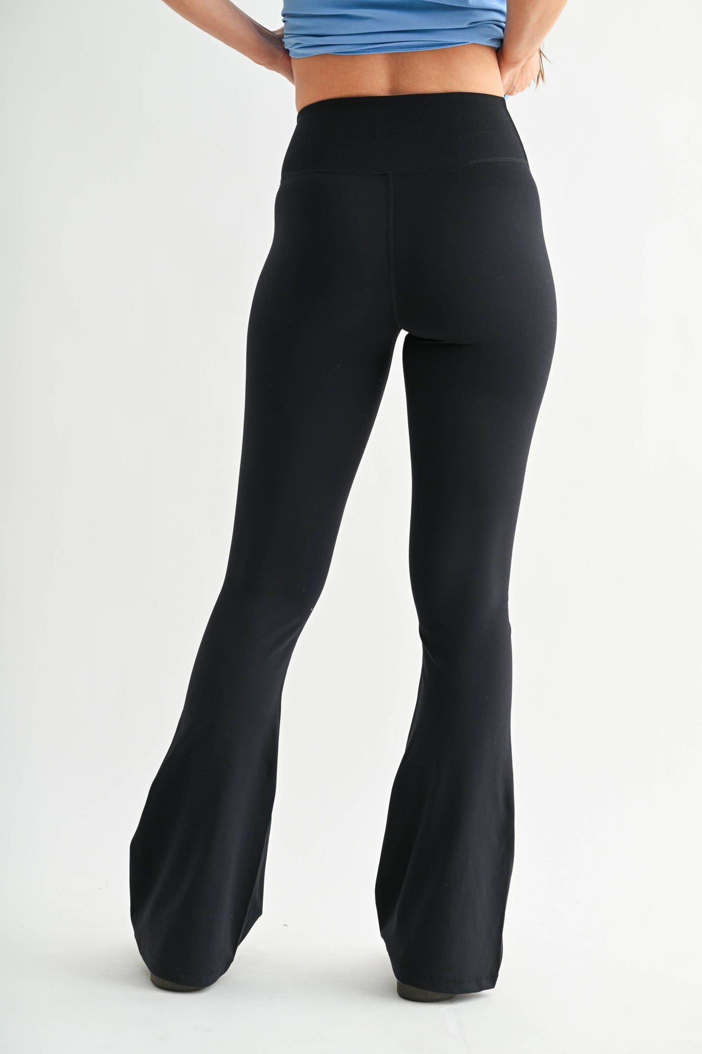 Venice Crossover Waist Yoga Pants: DARK PLUM / S:M:L (2:2:2)