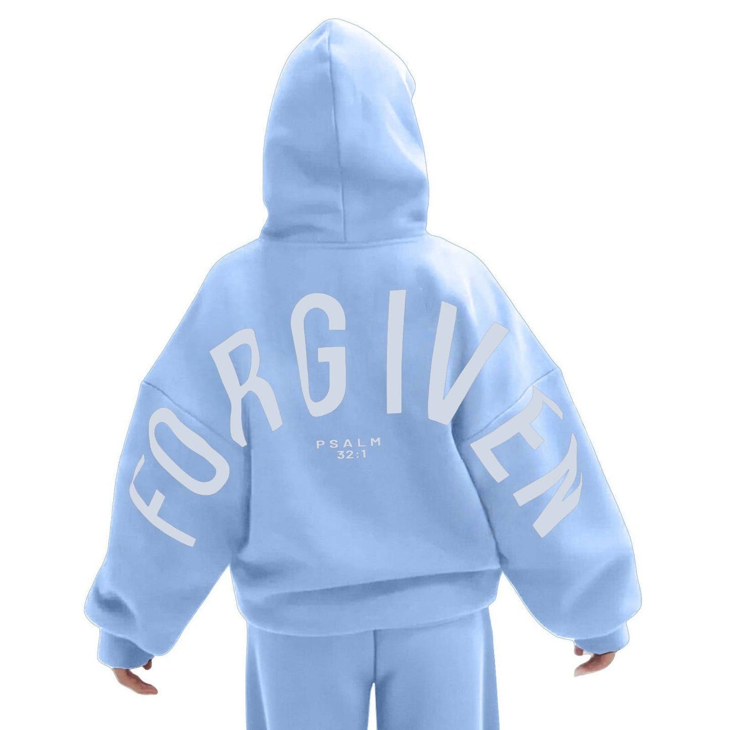 FORGIVEN Printed Oversized Hooded Sweatshirt: WineRed / S