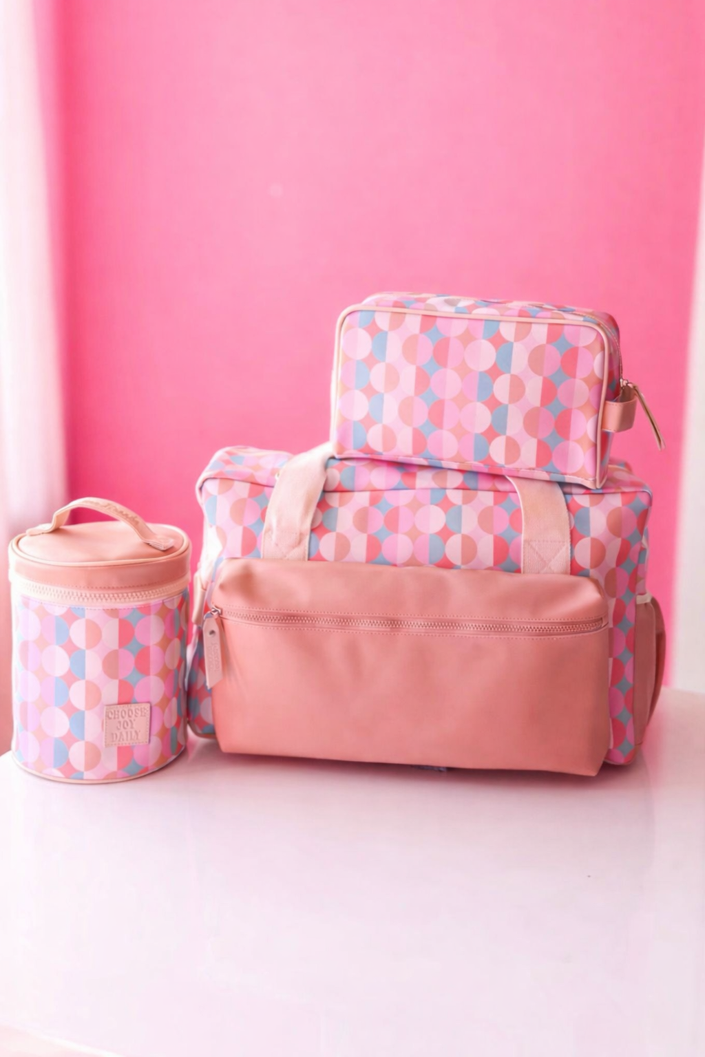 Barrel Organizer - Nashville (Pink/Tan)