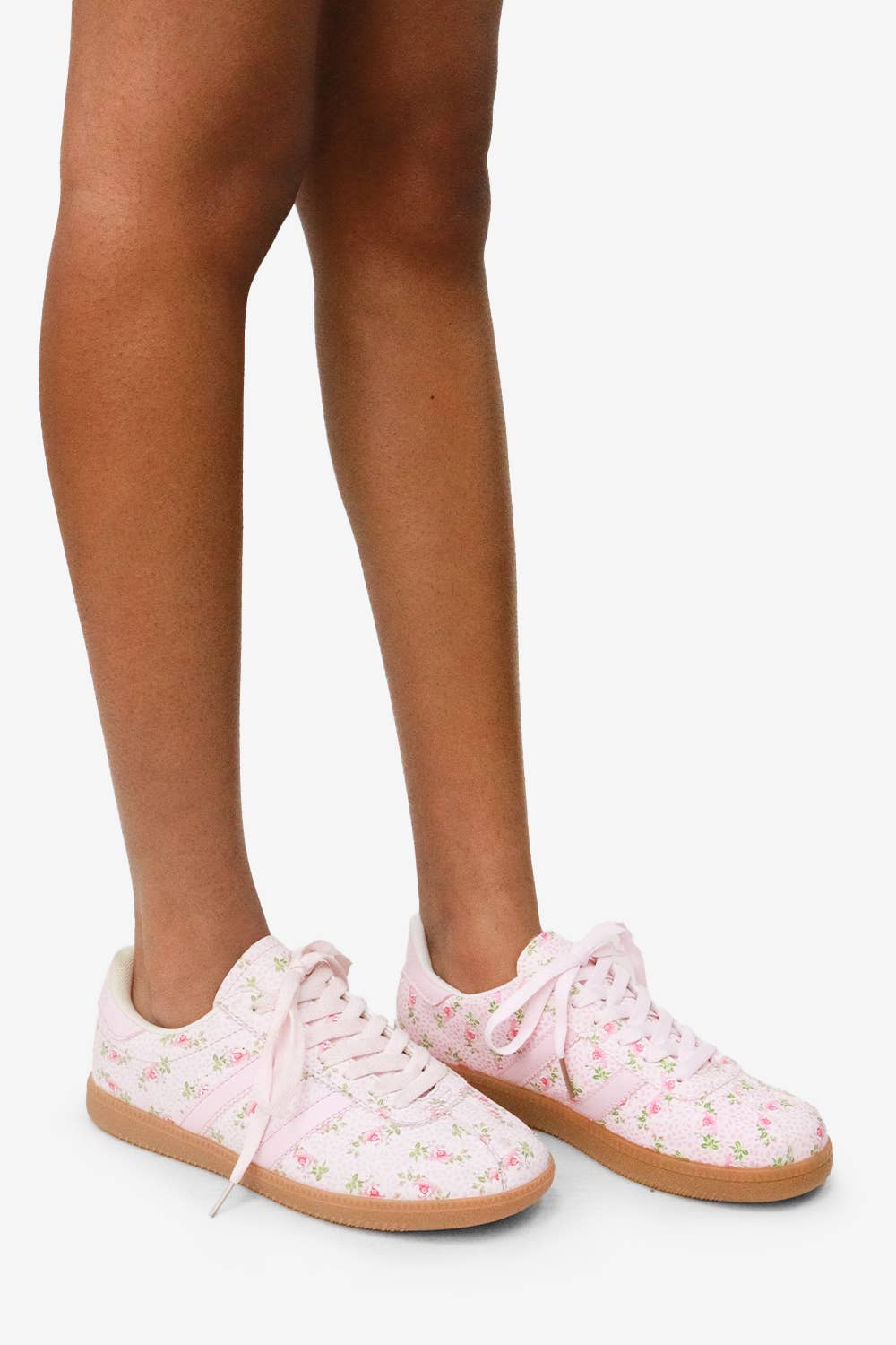 EXPRESSO - SUMMER '25 Floral Sneakers: Blue / 12FA