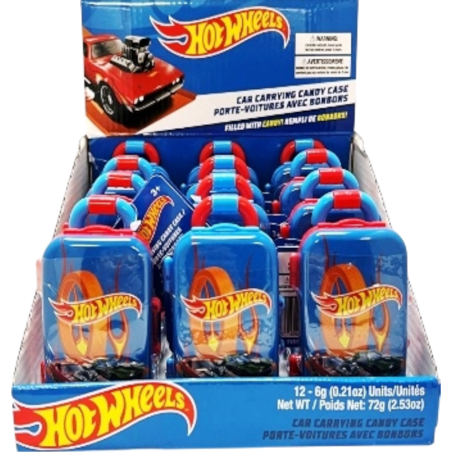 Hotwheels Car Carrying Case with Candy