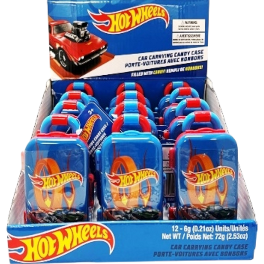 Hotwheels Car Carrying Case with Candy