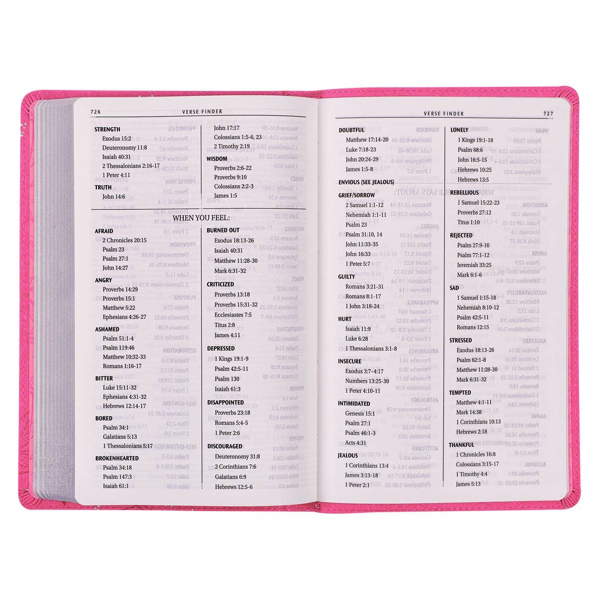 KJV Bible Gift Edition Faux Leather, Pink