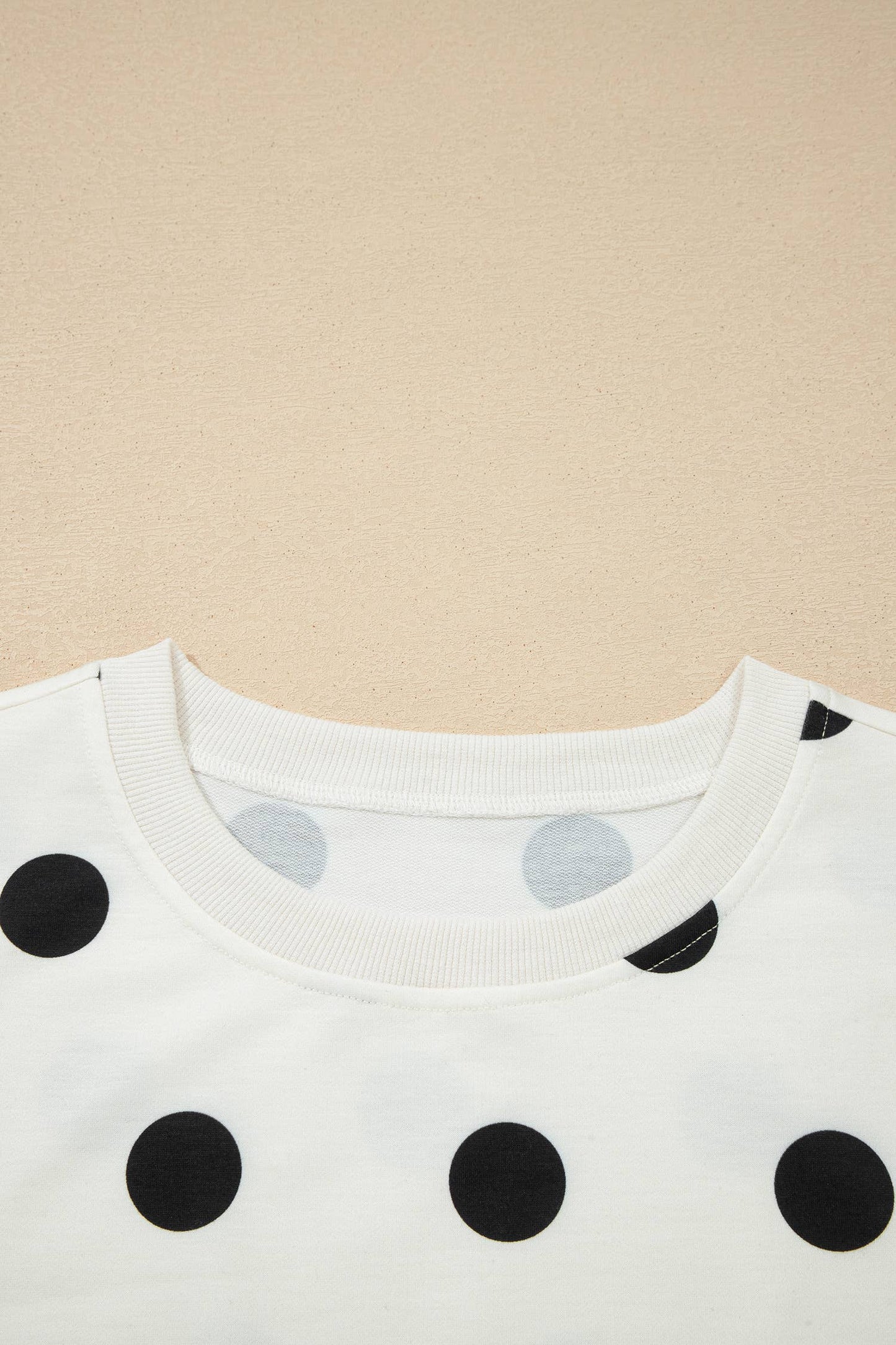 Plus Polka Dot Print Tank Split Mini Skort 2pcs Set (S-4X): White / S