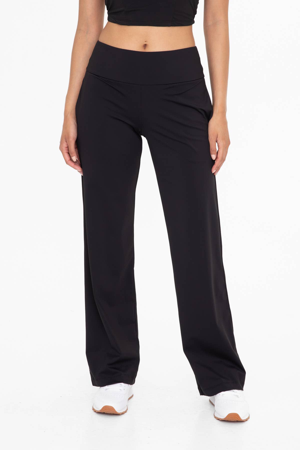 Nylon Blend Tailored Pants: BLACK / S:M:L (2:2:2)