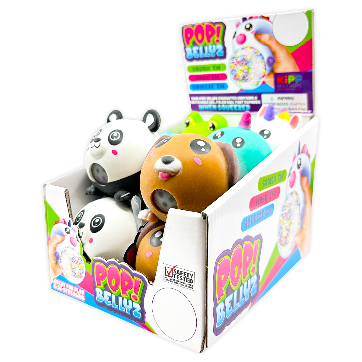 So Much Fun! Pop Bellyz Plush Squeeze Toy - 12/Display: Wholesale Price