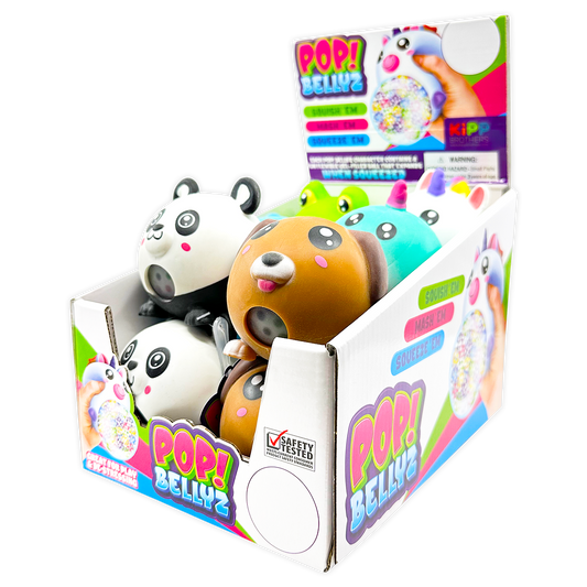 So Much Fun! Pop Bellyz Plush Squeeze Toy - 12/Display: Wholesale Price