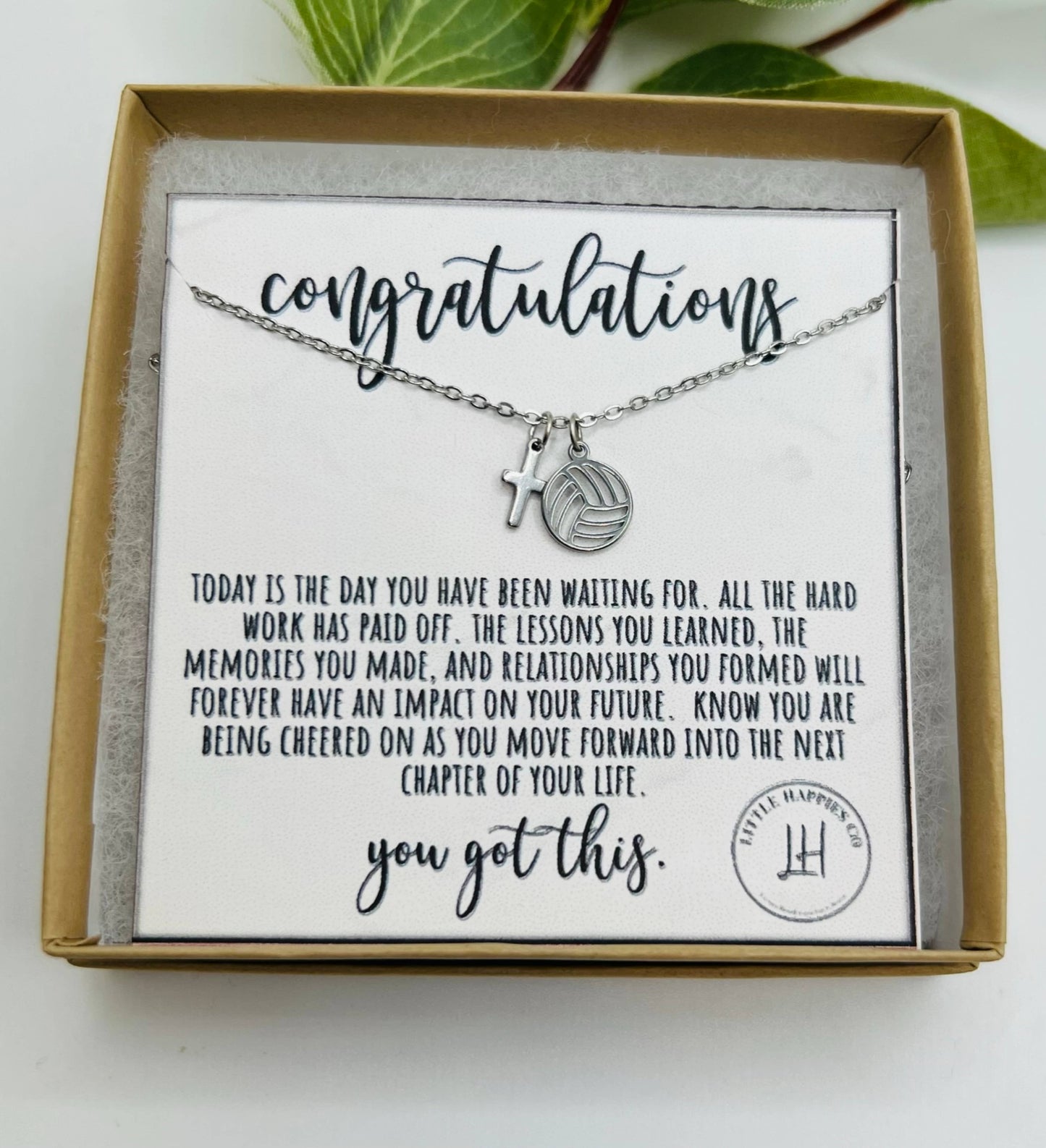 Volleyball Gifts, Graduation Gift for Girls, Team Gifts: Gold