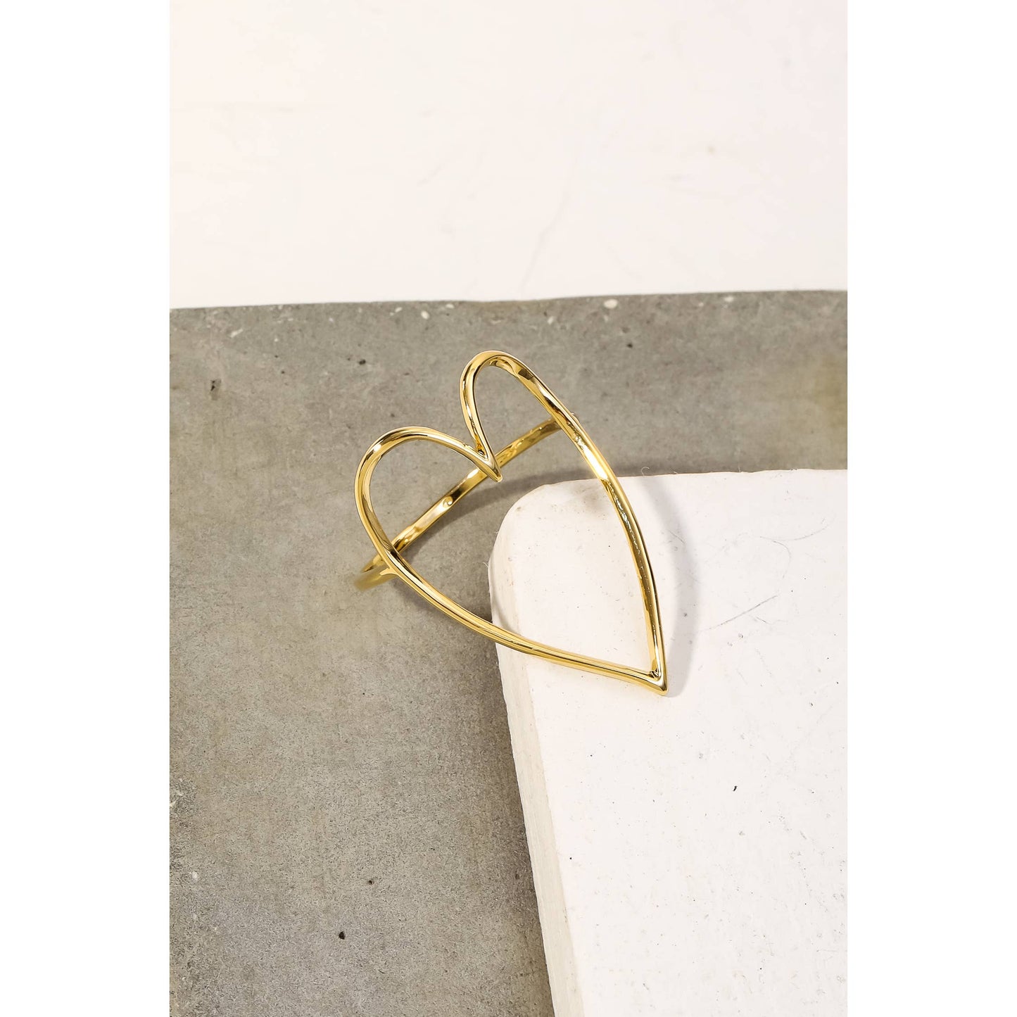 Heart Cut Out Ring: GD