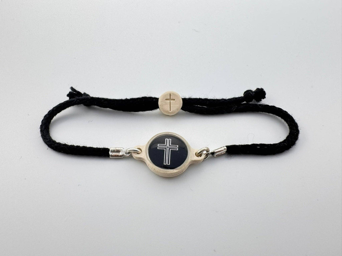 Tap To Pray™ - Survivor Series Handmade Bracelets: Turquoise + Cross