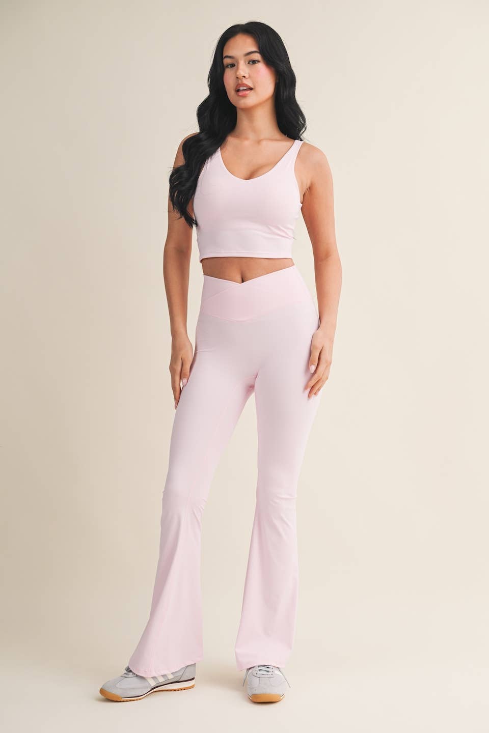 Aligned Performance Cropped Tank Top: Lemon / S