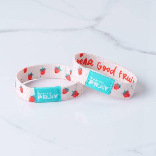 Tap To Pray® Kingfolk Series Wristband – Bear Good Fruit: X-Small