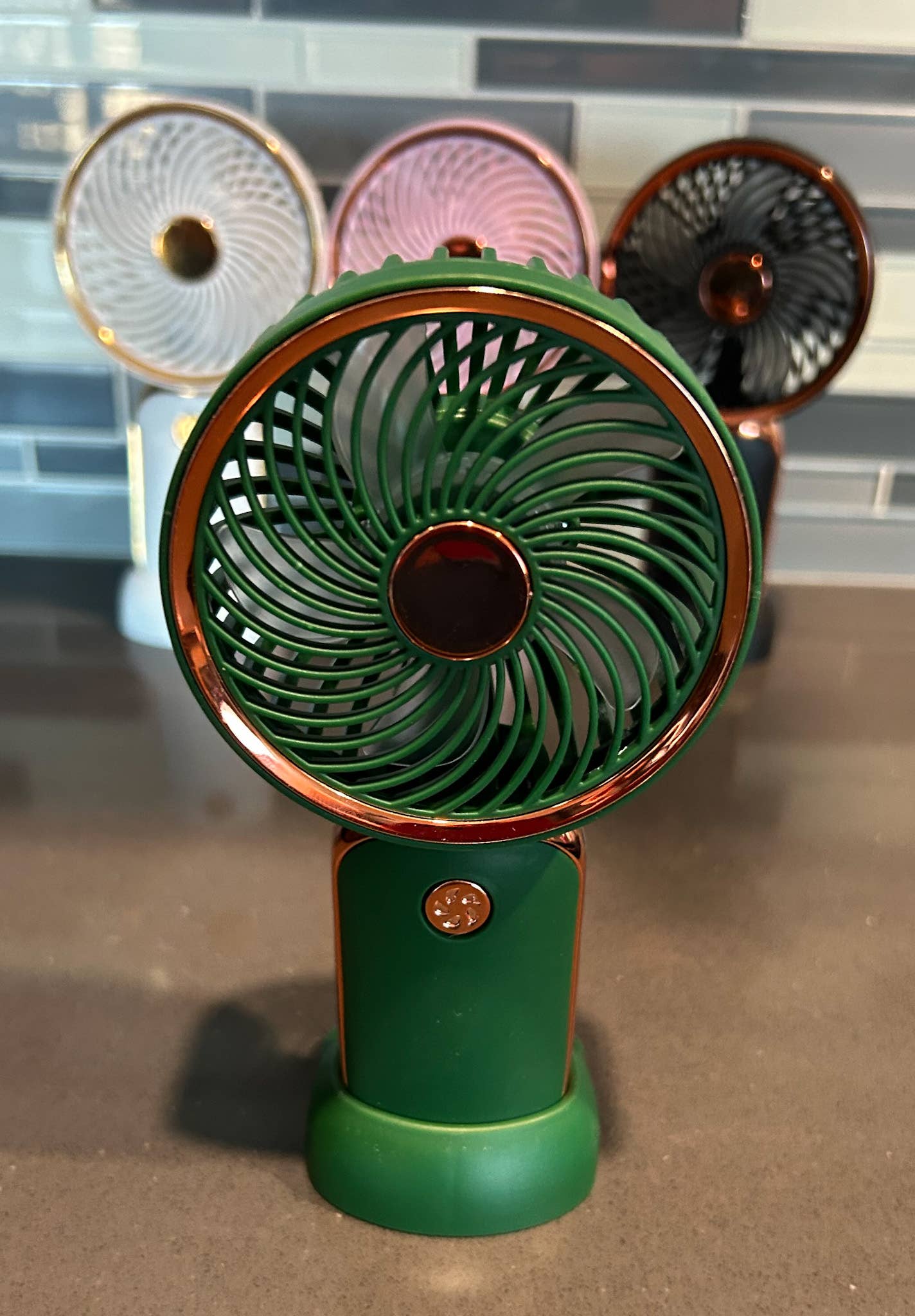 Rechargeable Handheld Fan: White