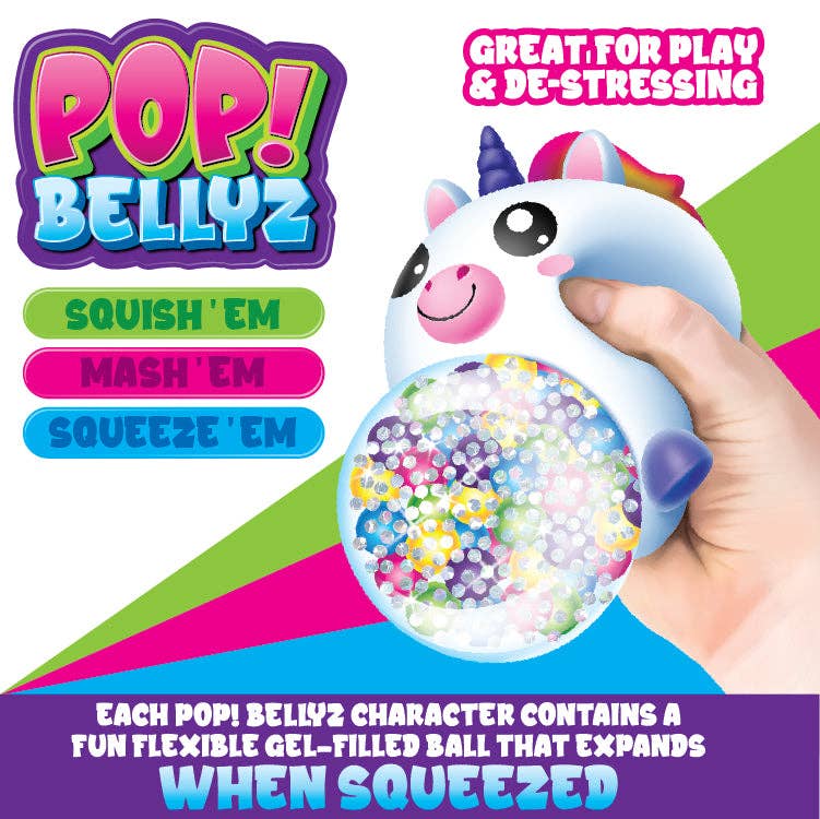 So Much Fun! Pop Bellyz Plush Squeeze Toy - 12/Display: Wholesale Price