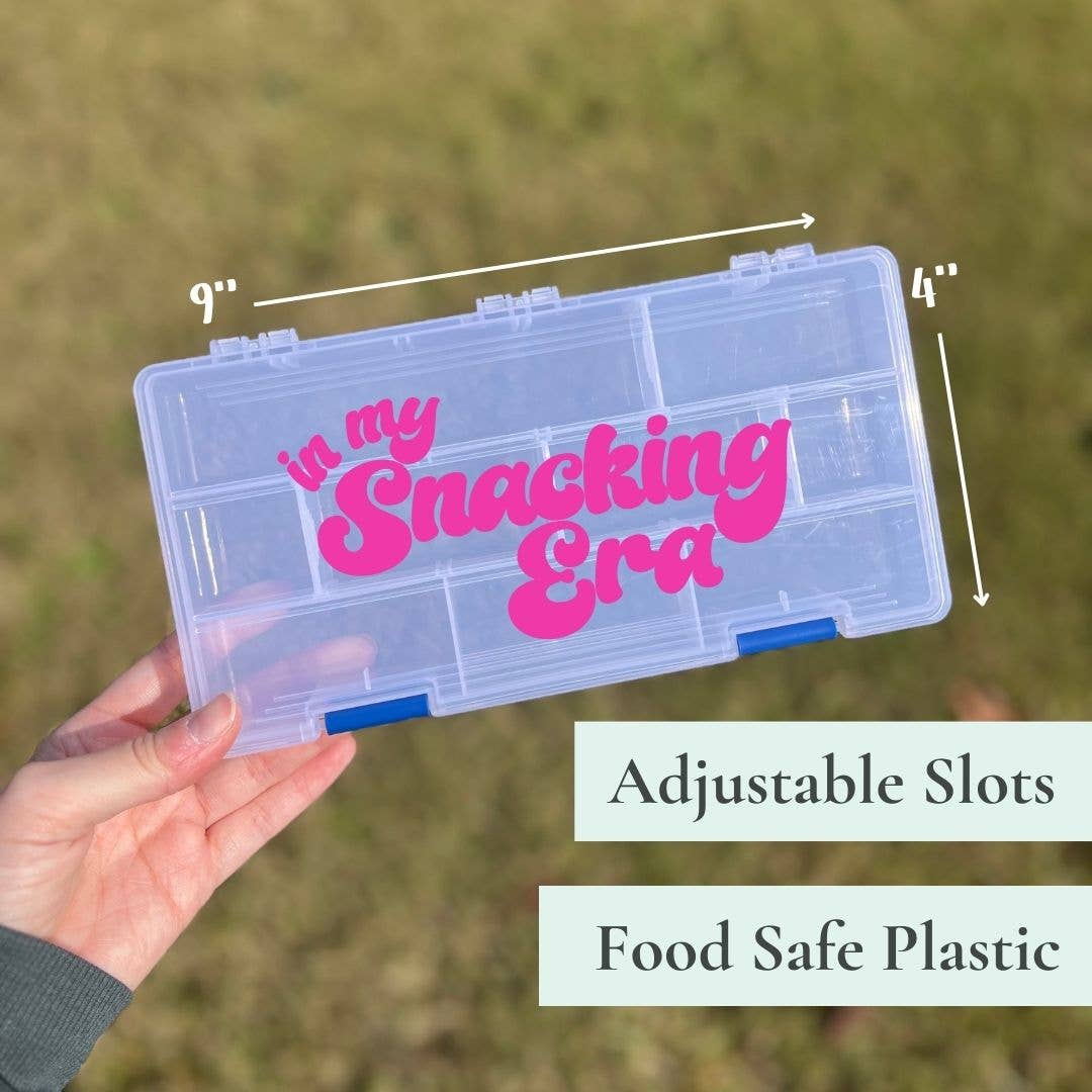 In My Snacking Era Snackle Box, Travel Snack Container: Teal