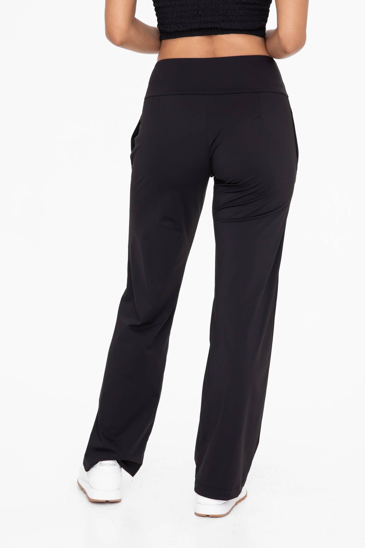 Nylon Blend Tailored Pants: BLACK / S:M:L (2:2:2)
