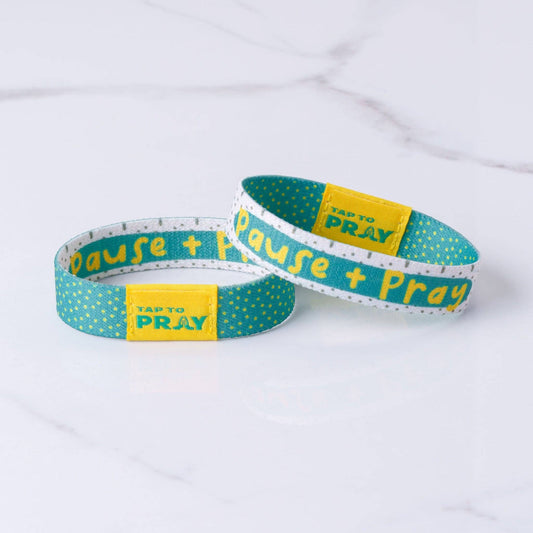 Tap To Pray® Kingfolk Series Wristband –  Pause + Pray: X-Small