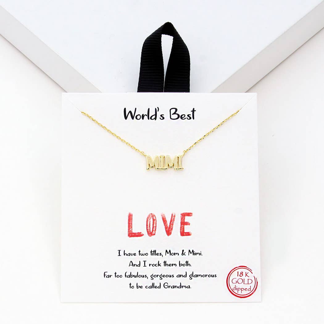 Dainty MIMI necklace: Silver / ONE SIZE